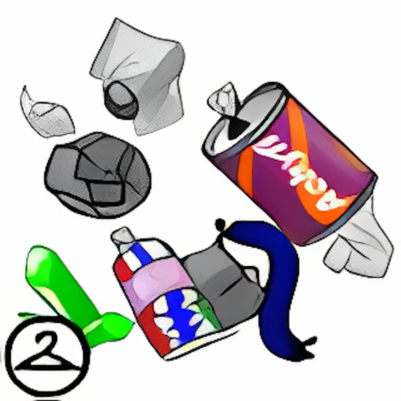 Floating Space Trash