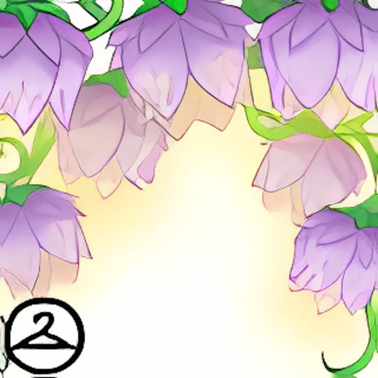 Dyeworks Lavender: Flowering Vine String Lights