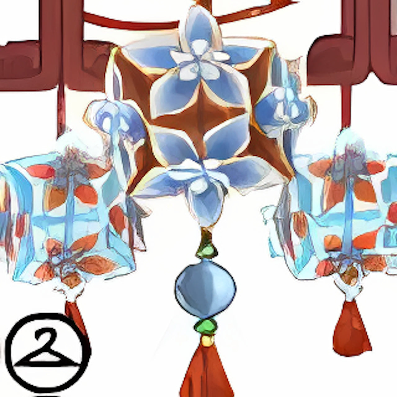 Paper Flower Garland