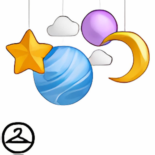 Baby Bouncing Planet Garland