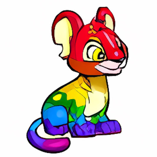 Kool Rainbow Kougra Bobblehead