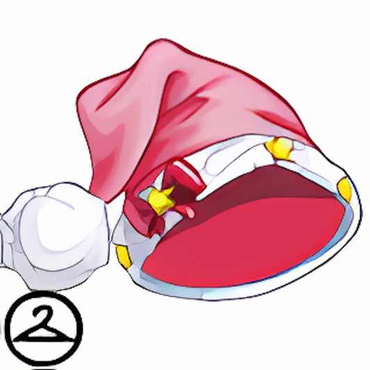 Dyeworks Pink: Oversized Baby Santa Hat