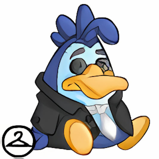 Suited Darblat Handheld Plushie