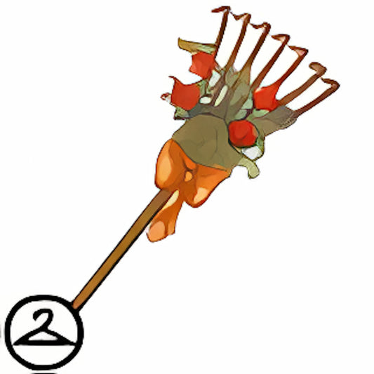 Decorated Autumn Rake