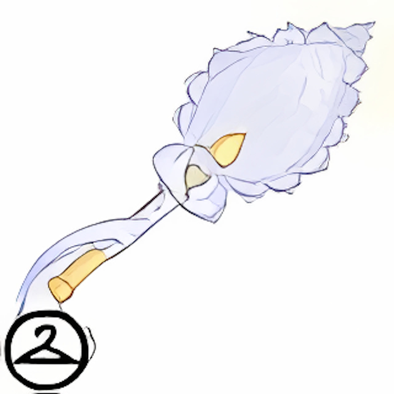 Ironed Lace Wand