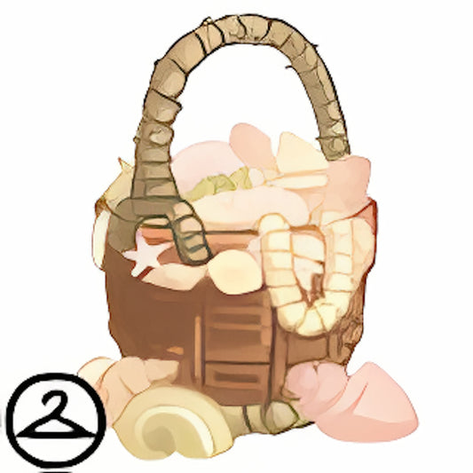 Dyeworks Brown: Maraquan Basket of Seashells