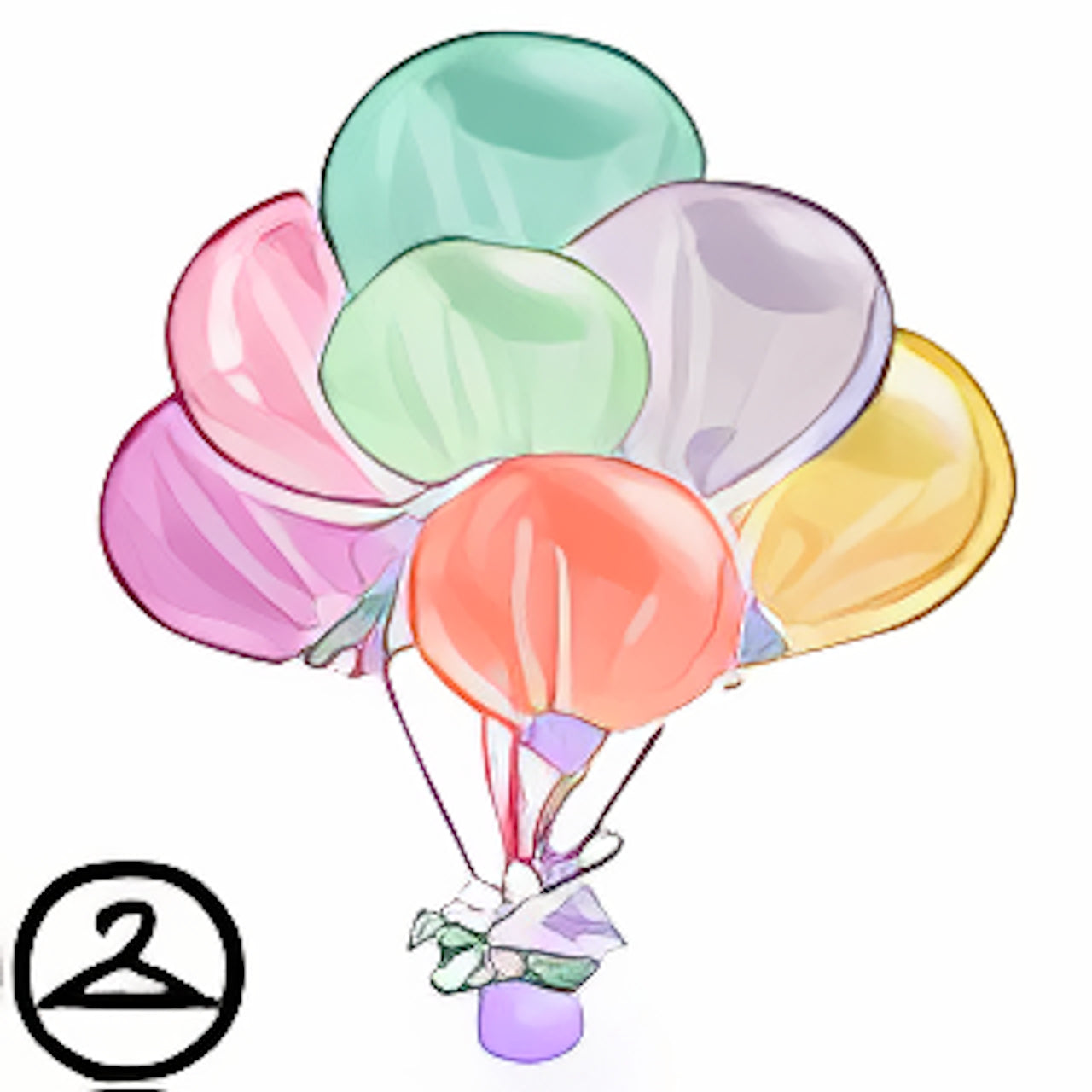 Flower Vase Balloon Bouquet