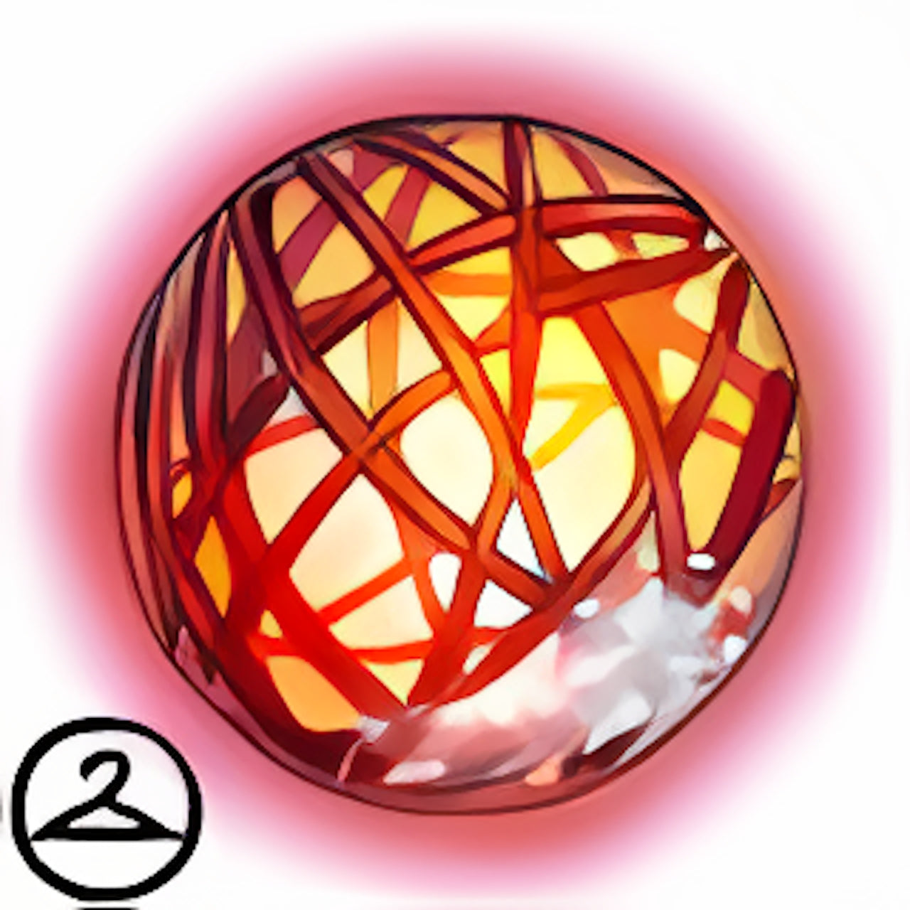 Lit Autumn Twine Orb