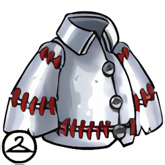 Silk Stitched Metal Jacket