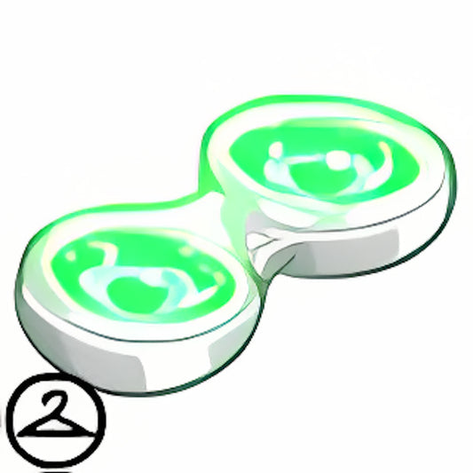 MME16-S4c: Glowing Green Contacts