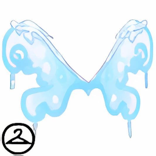 MME17-S3: Chiffon Snowflake Wings