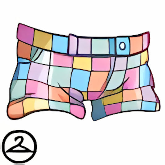 Mutant Rainbow Checkered Pants