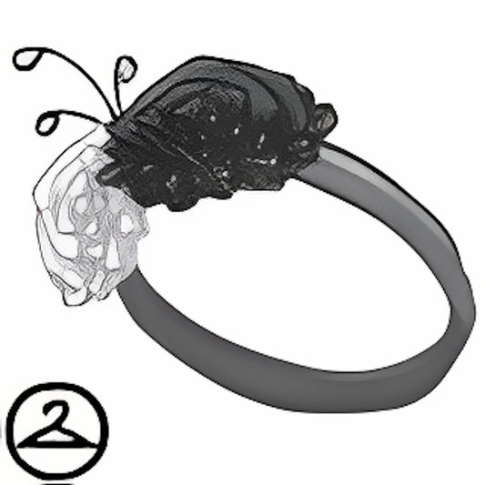 Dyeworks Black: Mutant Spring Headband