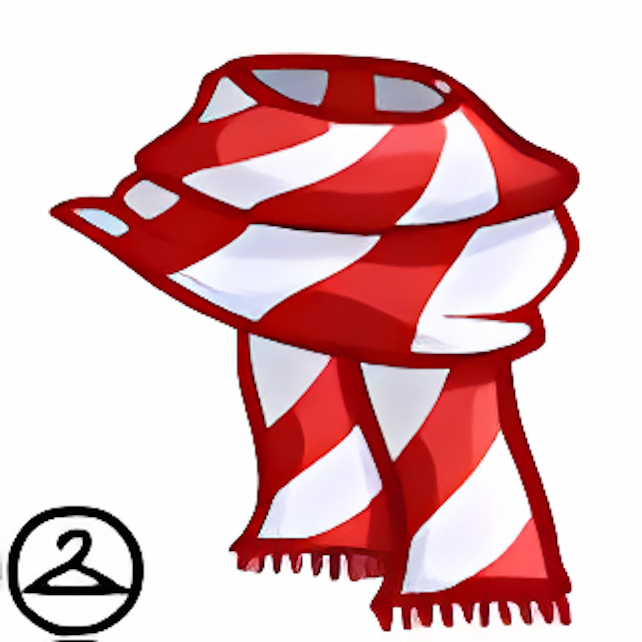 Premium Collectible: Candy Cane Scarf