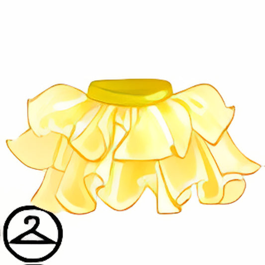 Dyeworks Yellow: Pastel Pink Chiffon Skirt