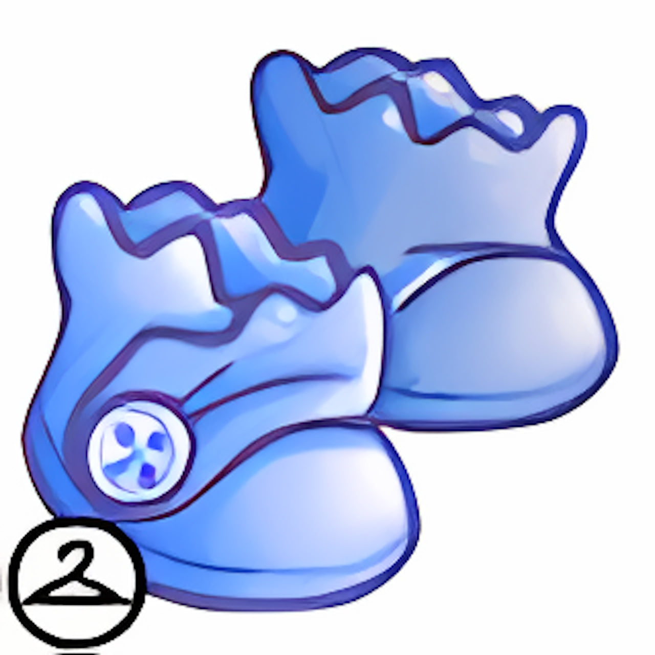 Dyeworks Blue: Baby Button Boots