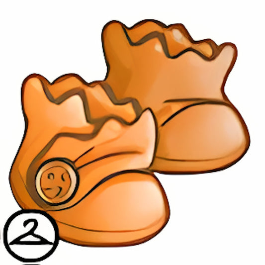 Dyeworks Orange: Baby Button Boots