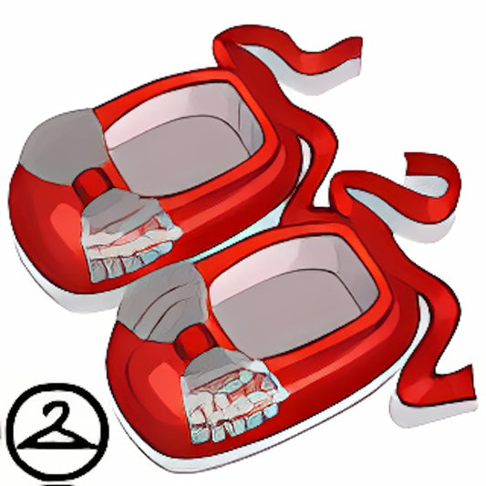 Diamond Satin Baby Valentine Shoes