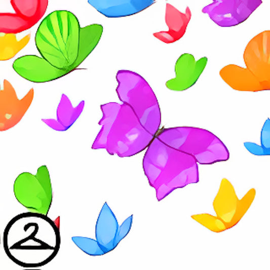 Rainbow Butterfly Shower