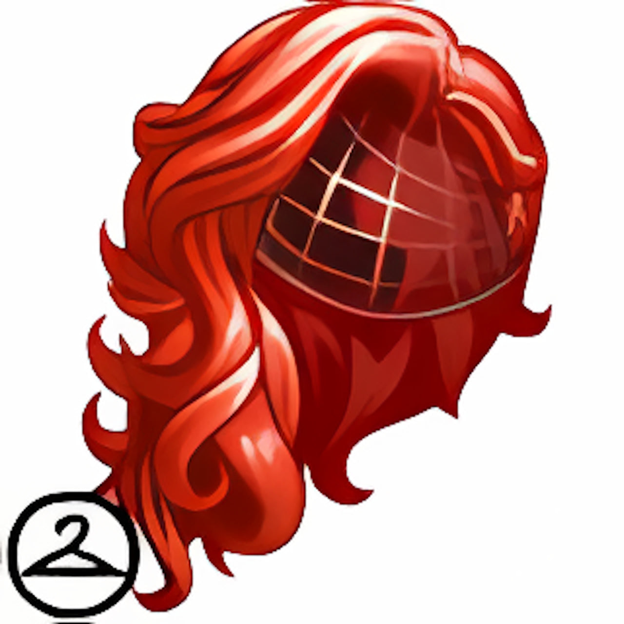 Dyeworks Red: Side Swept Blond Wig