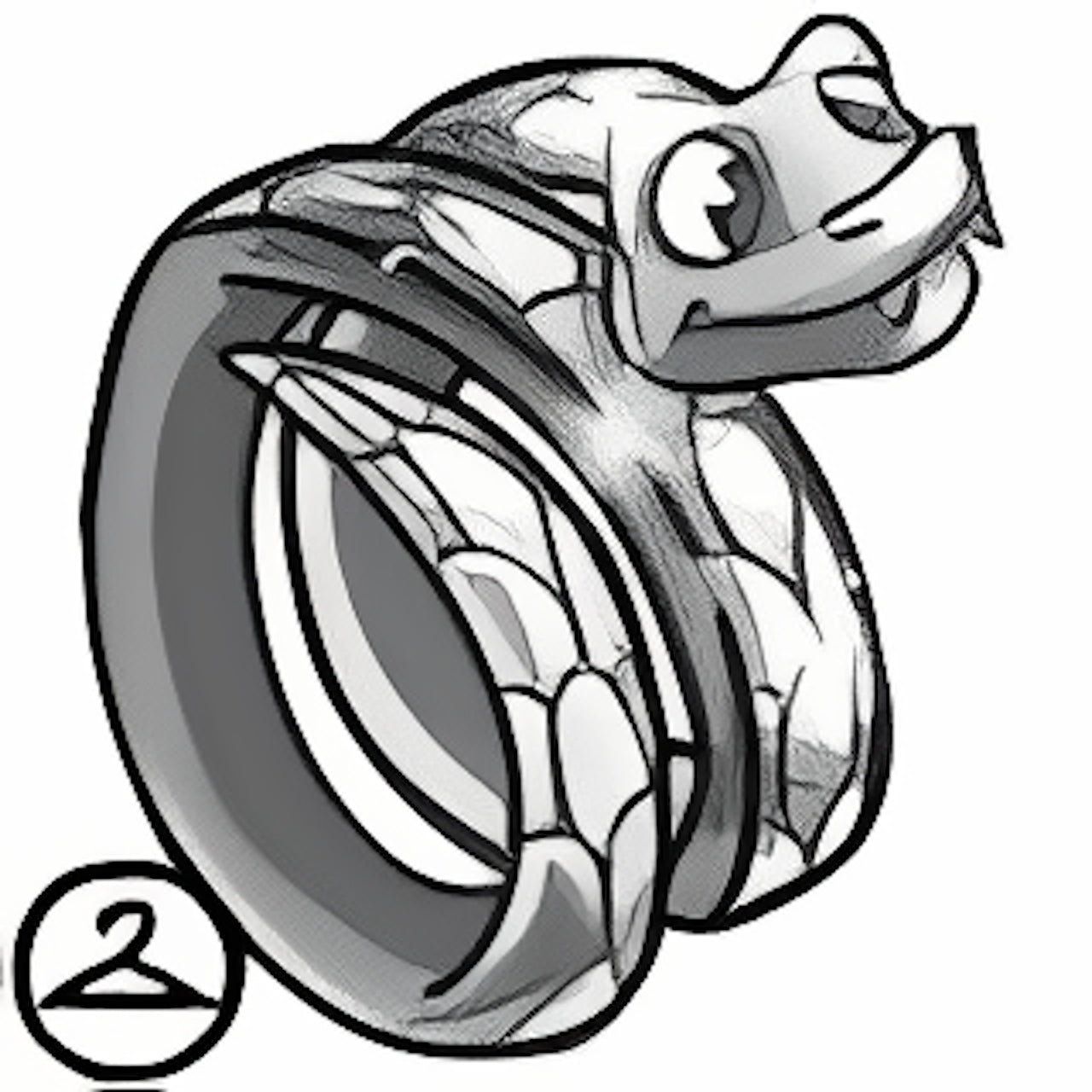Silver Cobrall Cuff