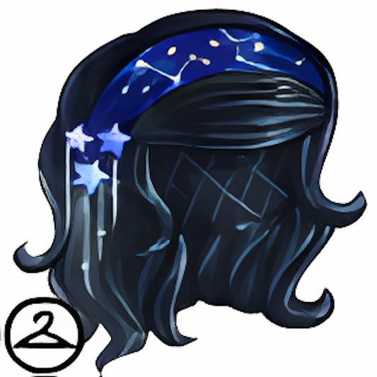 Starry Night Sky Wig