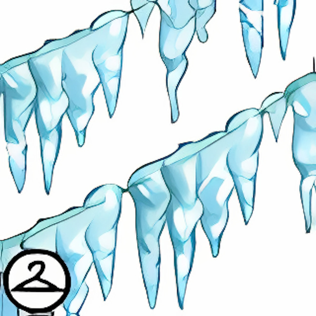 Shiny Icicle String Lights