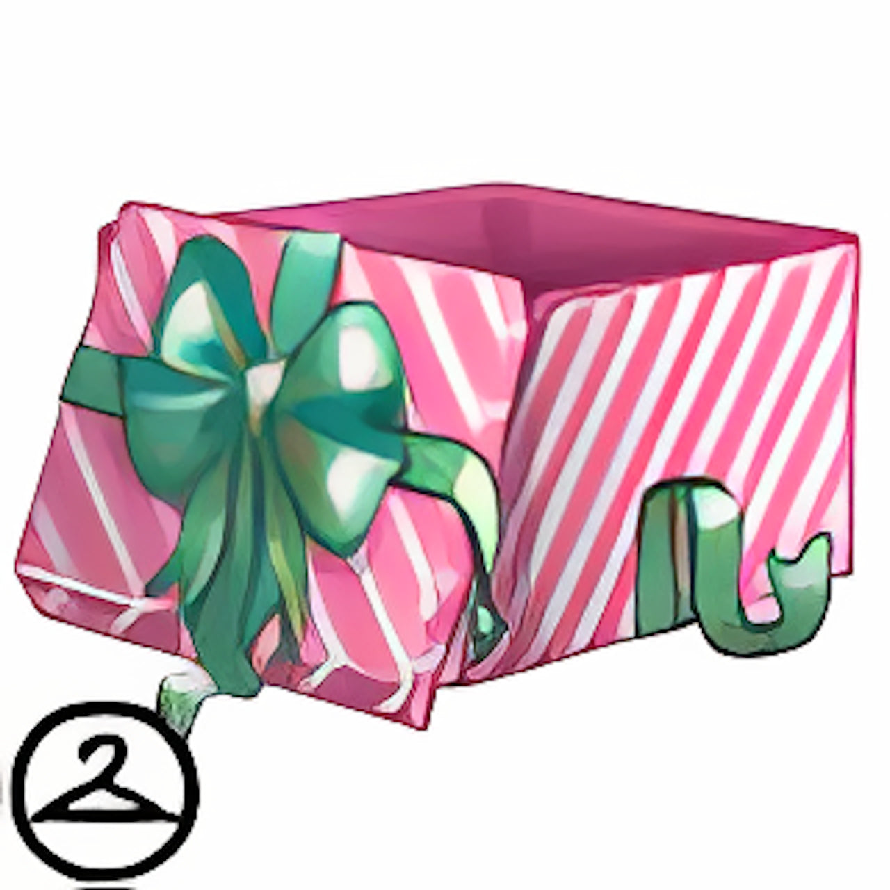 Dyeworks Pink: Baby in a Present Box