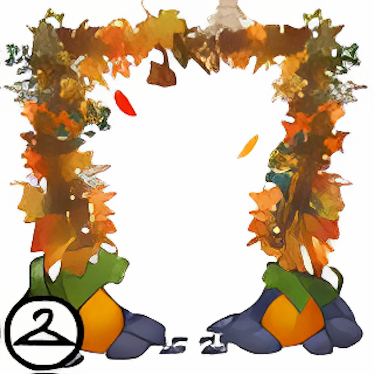 Festive Autumn Branch Garland