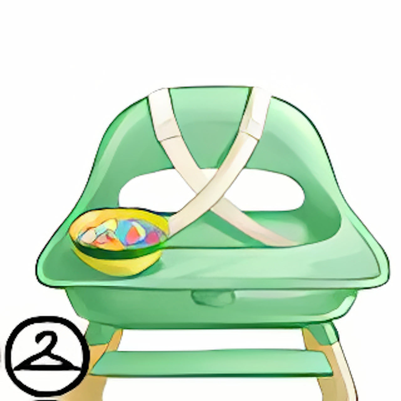 Baby in a Highchair