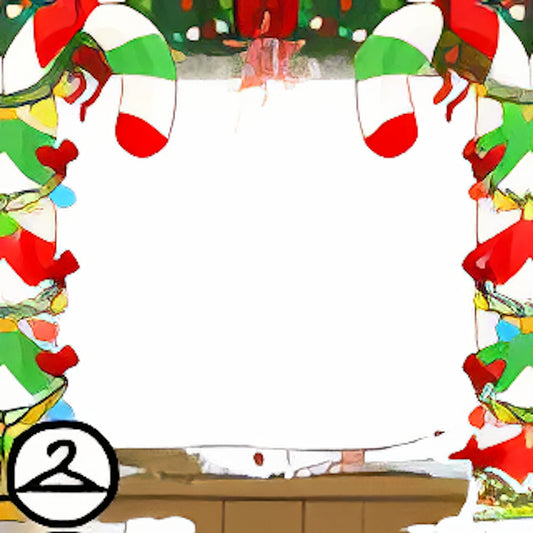 Candy Cane Lane Frame