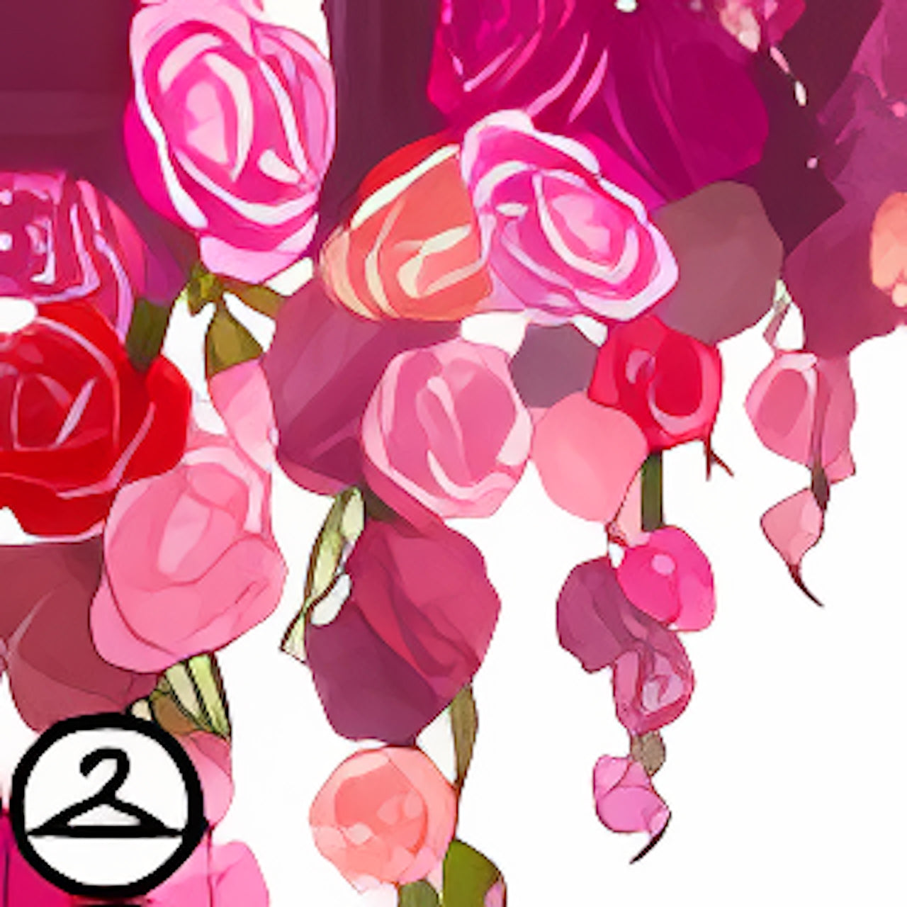 Cascading Roses