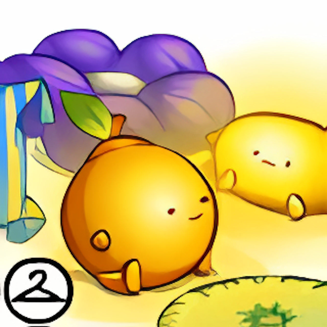 Cozy Citrus Lamps