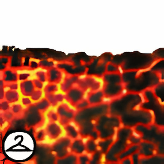 Bed of Burning Coal Embers