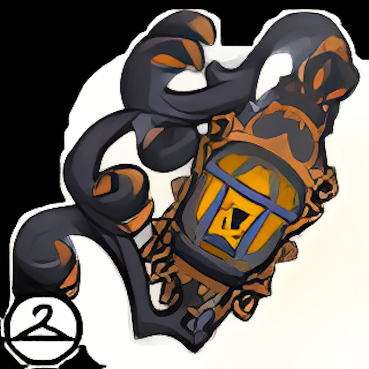 Infested Iron Lamp