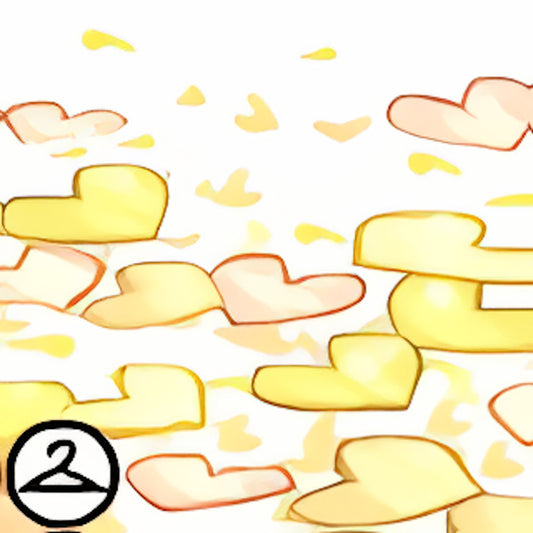 Golden Heart Confetti