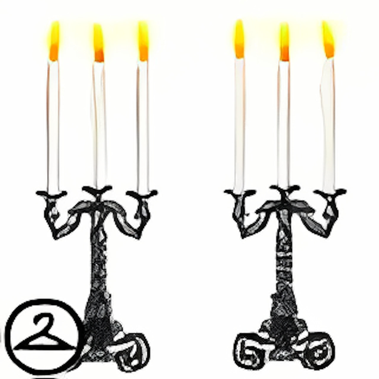 Large Candelabras Background Item