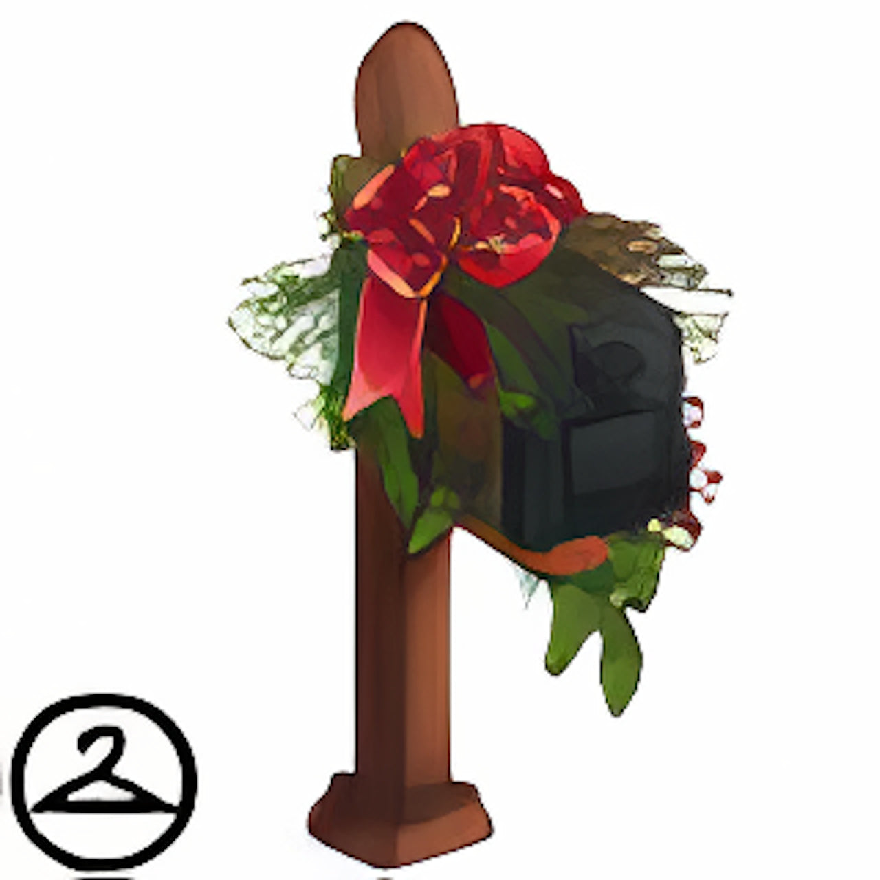 Iron Holiday Mailbox