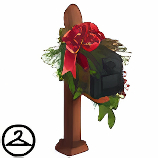 Iron Holiday Mailbox