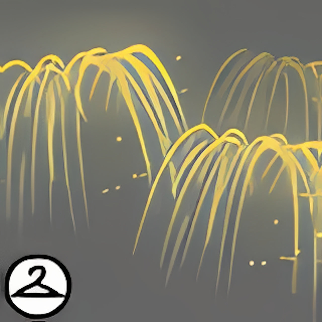 Dyeworks Gold: Waterfall Fireworks Effect