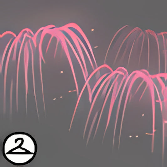 Dyeworks Pink: Waterfall Fireworks Effect