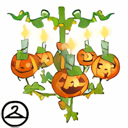 Jack-O-Lantern Chandelier