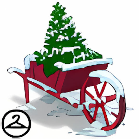 Tree in a Wheelbarrow Trinket
