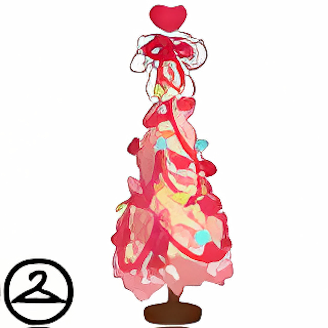 Pink Tree of Hearts