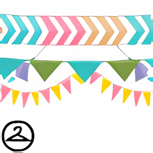 Colourful Tribal Print Garland