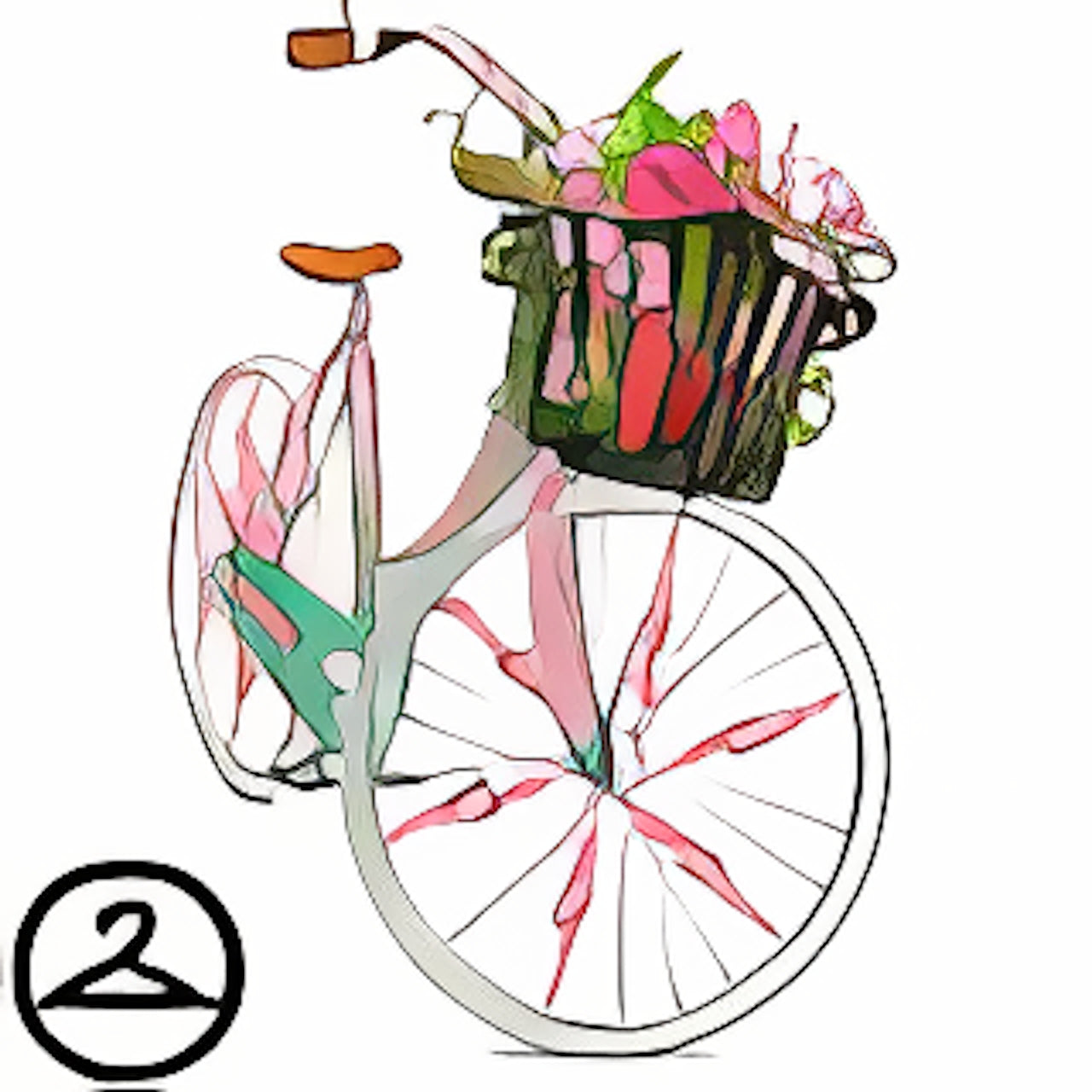 Premium Collectible: Flowering Bicycle