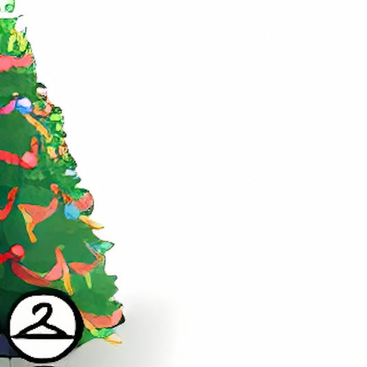 Dyeworks Green: White Christmas Side Tree