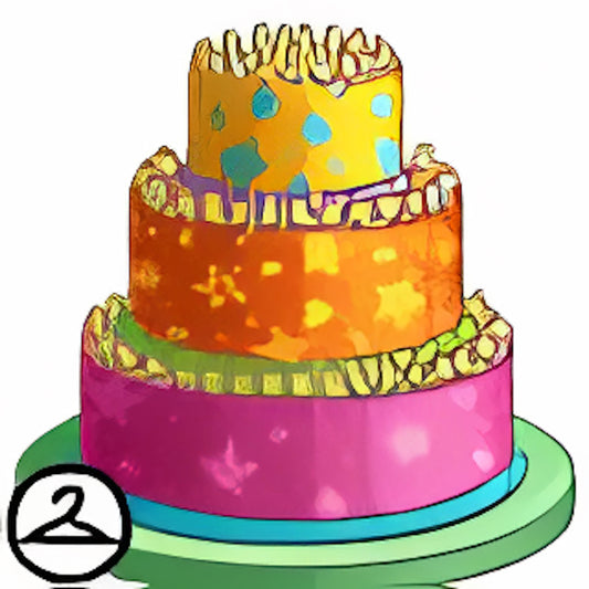 25th Anniversary Cake Foreground