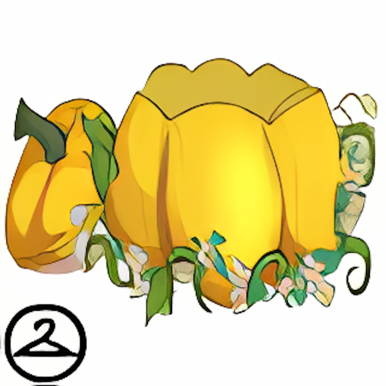 Dyeworks Yellow: Baby in a Pumpkin