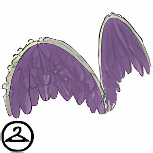 Dyeworks Purple: Baby Valentine Wings